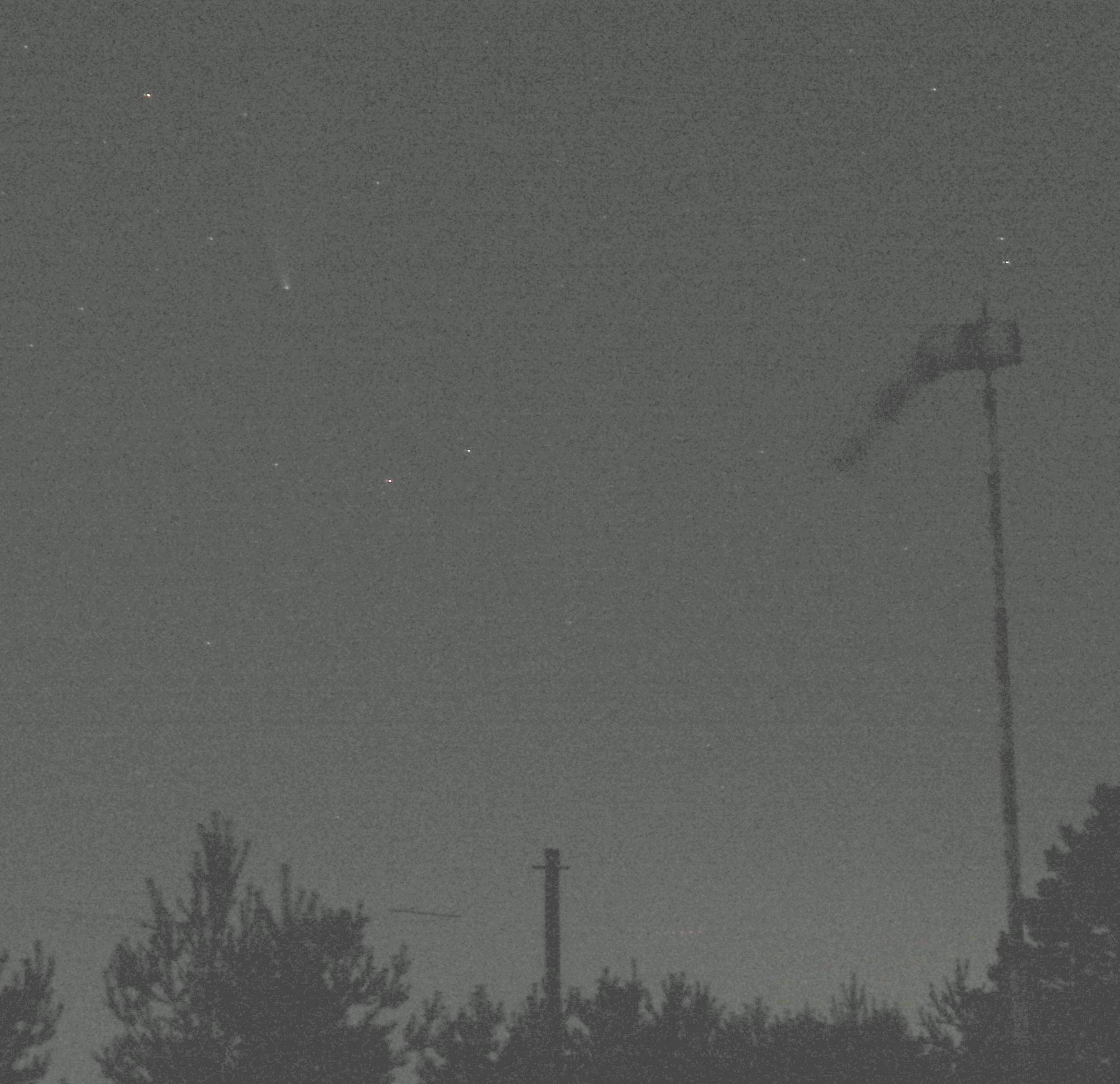 kometa Neowise - Ústí nad Orlicí